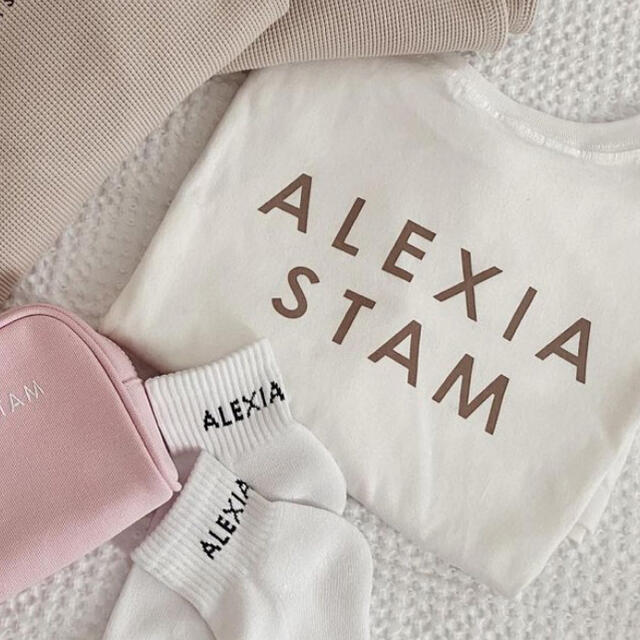 ALEXIA STAM(アリシアスタン)のALEXIA  STAM バックロゴロンT レディースのトップス(Tシャツ(長袖/七分))の商品写真