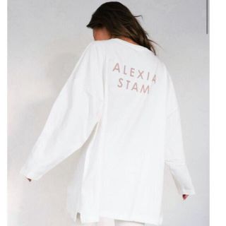 アリシアスタン(ALEXIA STAM)のALEXIA  STAM バックロゴロンT(Tシャツ(長袖/七分))