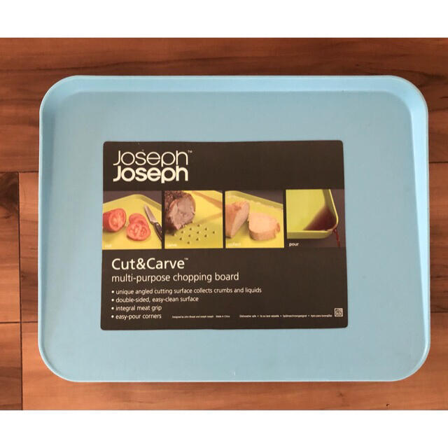 Joseph Joseph(ジョセフジョセフ)のJoseph Joseph cut&carve chopping board インテリア/住まい/日用品のキッチン/食器(調理道具/製菓道具)の商品写真