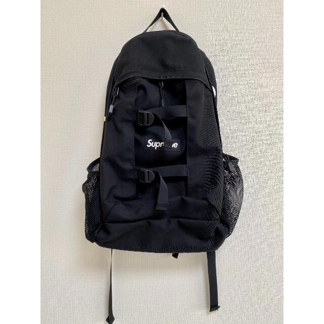 14SS SUPREME Logo Backpack BLACK 黒のサムネイル