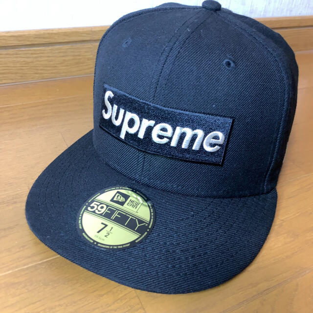 キャップSupreme／$1M Metalic Box Logo New Era cap