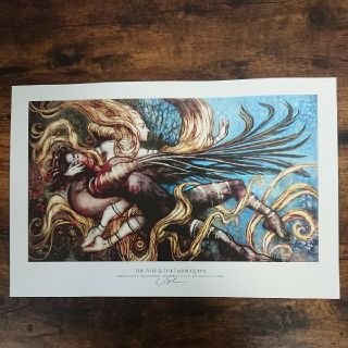 マジックザギャザリング(マジック：ザ・ギャザリング)のSebサイン入りコラボ アートプリント/複製原画  Rebecca Guay(その他)