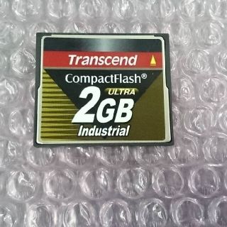 トランセンド(Transcend)のトランセンド 2GB CFカード コンパクトフラッシュメモリー ウルトラ 工業用(デジタル一眼)