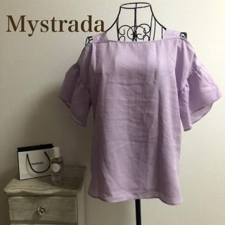 マイストラーダ(Mystrada)のMystrada★マイストラーダ★【美品】オープンショルダーブラウス(シャツ/ブラウス(半袖/袖なし))