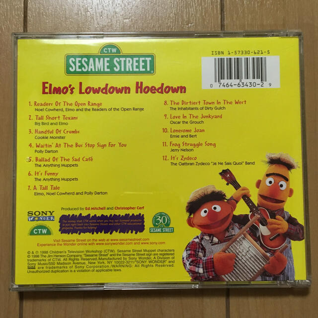 SESAME STREET(セサミストリート)のElmo's Lowdown Hoedown エンタメ/ホビーのCD(キッズ/ファミリー)の商品写真