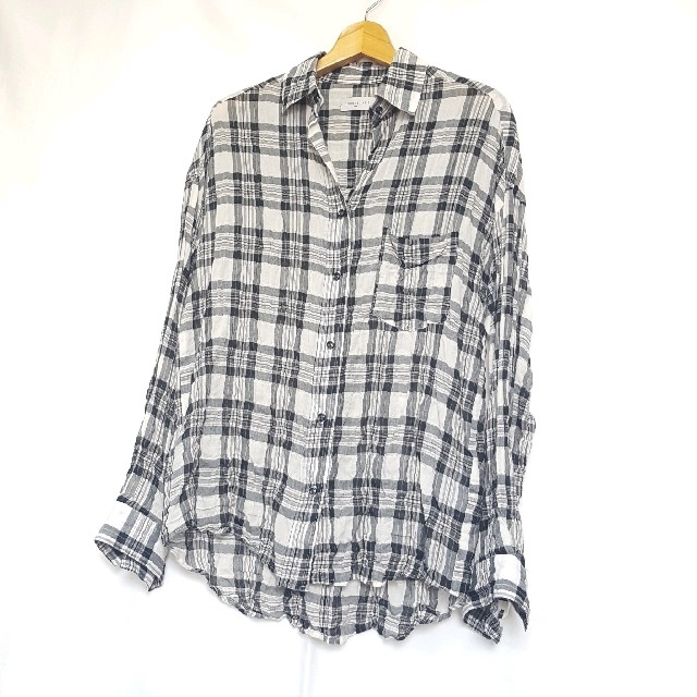 ☆日本製 DEUXIEME CLASSE シワ加工 チェック シャツ - シャツ ...