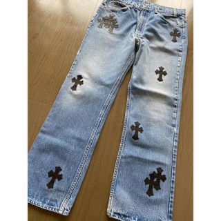 クロムハーツ(Chrome Hearts)のChrome Hearts パッチデニム　33インチ(デニム/ジーンズ)