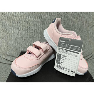 adidas - 新16cm ピンク adidas アディダス スニーカー 女の子の通販 ...