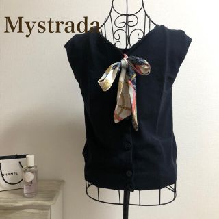 マイストラーダ(Mystrada)の専用★Mystrada★マイストラーダ★スカーフ付きフレンチニック(ニット/セーター)