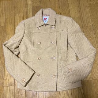 クレージュ(Courreges)のクレージュ　Pコート　ピーコート　ジャケット　アウター　キャメルベージュ(ピーコート)