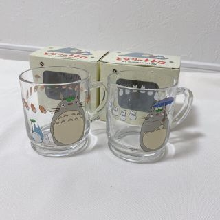 ノリタケ(Noritake)の【未使用】トトロ★ガラスマグカップ★ペア(グラス/カップ)