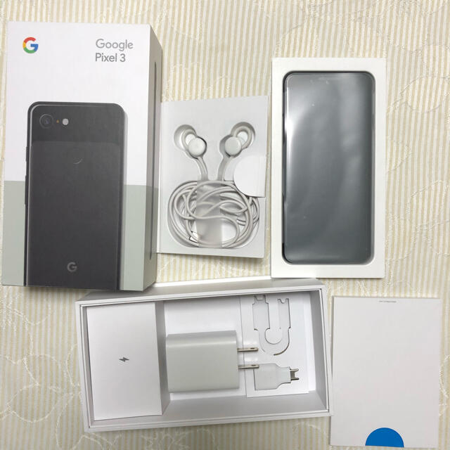 スマートフォン本体Google pixel3 just black 64GB リフレッシュ品