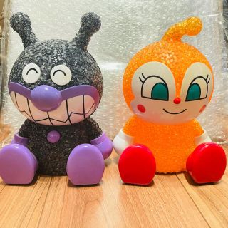 アンパンマン(アンパンマン)のバイキンマン　ドキンちゃん　ライティングドール　２体セット(キャラクターグッズ)