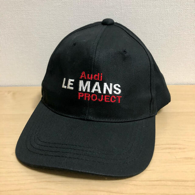 AUDI(アウディ)の美品　未使用　アウディ　ル•マン　LE MANS キャップ ブラック メンズの帽子(キャップ)の商品写真