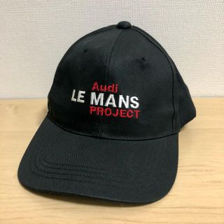 アウディ(AUDI)の美品　未使用　アウディ　ル•マン　LE MANS キャップ ブラック(キャップ)