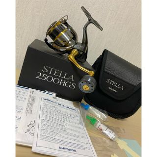 シマノ(SHIMANO)のシマノ　14ステラ　2500HGS  夢屋アルミラウンド型パワーハンドルノブ　(リール)