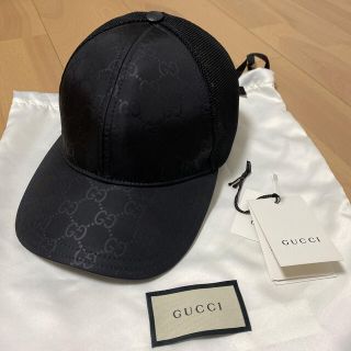 グッチ(Gucci)の在庫処分早い者勝ち　GUCCI 帽子　黒(キャップ)