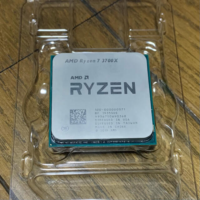 AMD Ryzen7 3700x CPU ファン付き