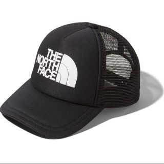 ザノースフェイス(THE NORTH FACE)のブラック☆ノースフェイス THE NORTH FACE ロゴメッシュ 新品(キャップ)