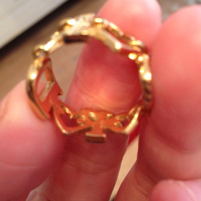Christian Dior(クリスチャンディオール)のディオールゴールドリング レディースのアクセサリー(リング(指輪))の商品写真