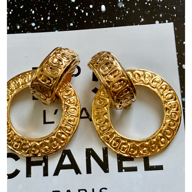 限定価格セール! CHANEL - シャネル❤フープ付きイヤリング