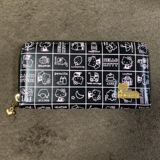 サンリオ(サンリオ)の新品☆キティワレット＊長財布＊ブラック&ピンク(財布)