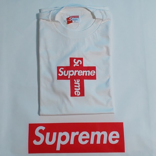 Supreme(シュプリーム)のSupreme Cross Box Logo Tee メンズのトップス(Tシャツ/カットソー(半袖/袖なし))の商品写真