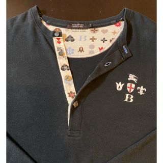 バーバリーブラックレーベル(BURBERRY BLACK LABEL)の正規品/Burberryバーバリーブラックレーベル/ロングTシャツ2(Ｍ)サイズ(Tシャツ/カットソー(七分/長袖))