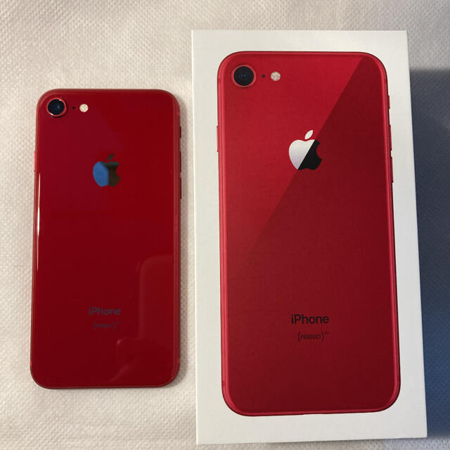 iPhone 8 PRODUCT RED 64GB (箱付き)