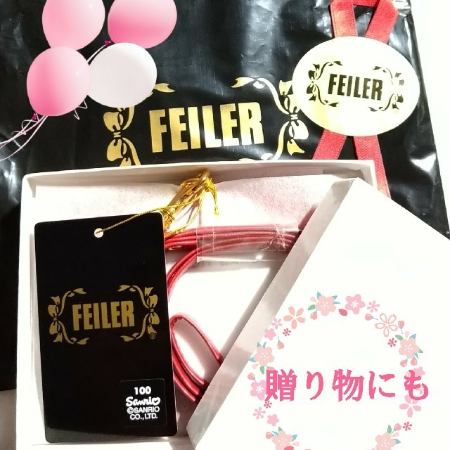 FEILER　キティ　コラボ　本革　パスケース　新品未使用