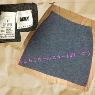 ダナキャランニューヨーク(DKNY)のあったかスカート♡(ひざ丈スカート)