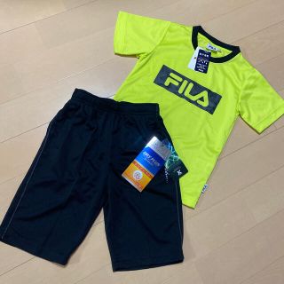 フィラ(FILA)の新品　フィラ　半袖　Tシャツ　高機能　半ズボン　ハーフパンツ　上下セット　130(Tシャツ/カットソー)