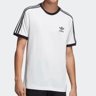 アディダス(adidas)の【adidas】スリーストライプTシャツ　adidas originals(Tシャツ/カットソー(半袖/袖なし))