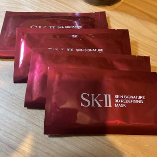 エスケーツー(SK-II)のSK-II スキン シグネチャー 3D リディファイニング マスク 4枚(パック/フェイスマスク)