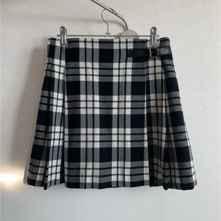 ユニクロ(UNIQLO)のチェック柄巻きスカート(ひざ丈スカート)