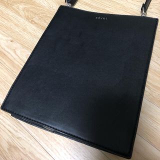 エンダースキーマ(Hender Scheme)のshiki tokyo ロゴ スクエアバッグ レザー (ショルダーバッグ)