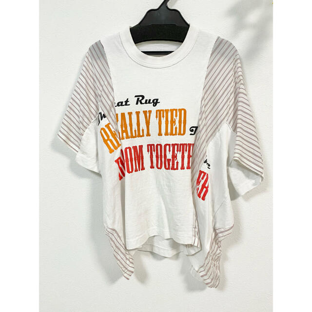 【専用出品】sacai　ビッグリボウスキ　Tシャツ　変形トップス　カットソー