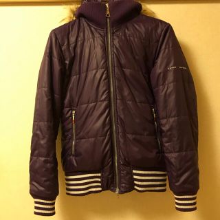 トミーヒルフィガー(TOMMY HILFIGER)の【限定セール】トミーフィルフィガー ダウンジャケット パープル(ダウンジャケット)