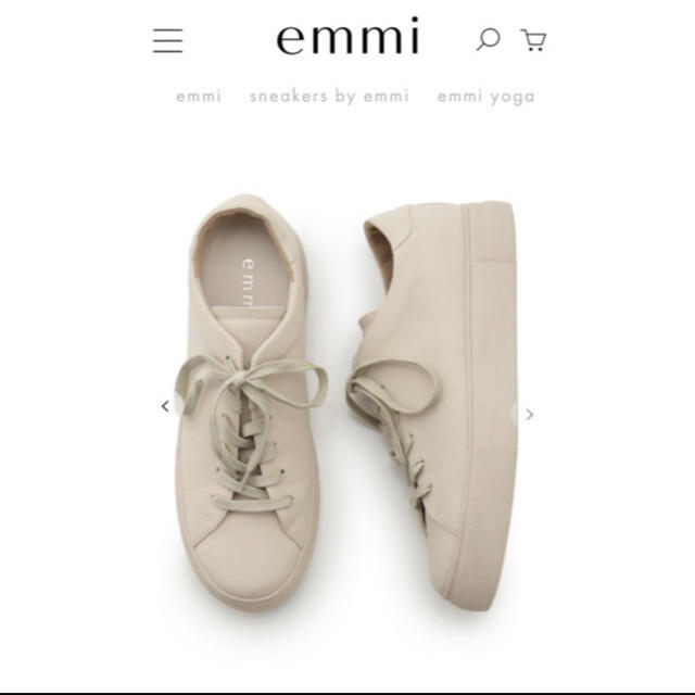 emmi atelier(エミアトリエ)のemmi オリジナルインヒールスニーカー レディースの靴/シューズ(スニーカー)の商品写真