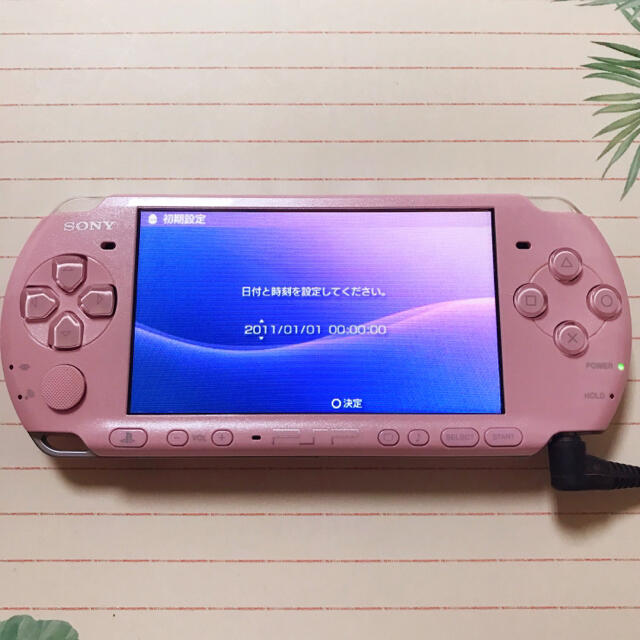 PSP 3000 ブロッサムピンク　本体