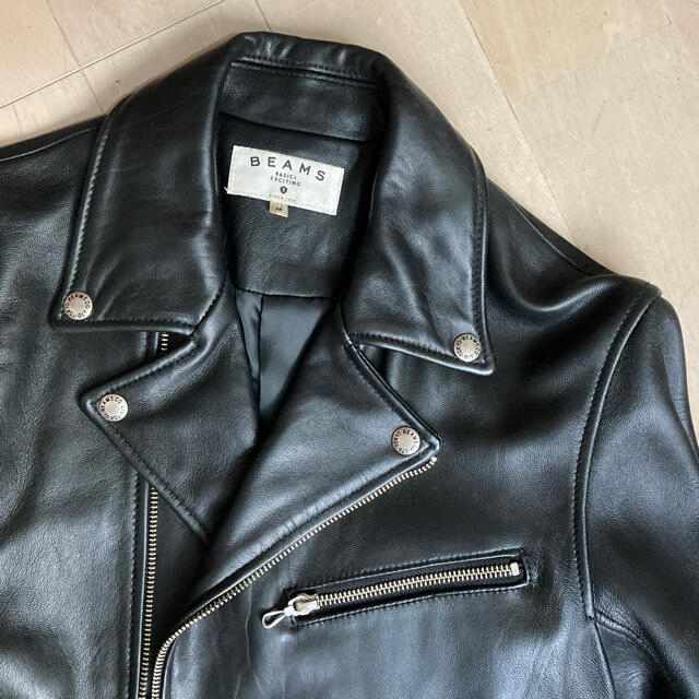 BEAMS(ビームス)のLamb leather jacket by BEAMS メンズのジャケット/アウター(ライダースジャケット)の商品写真