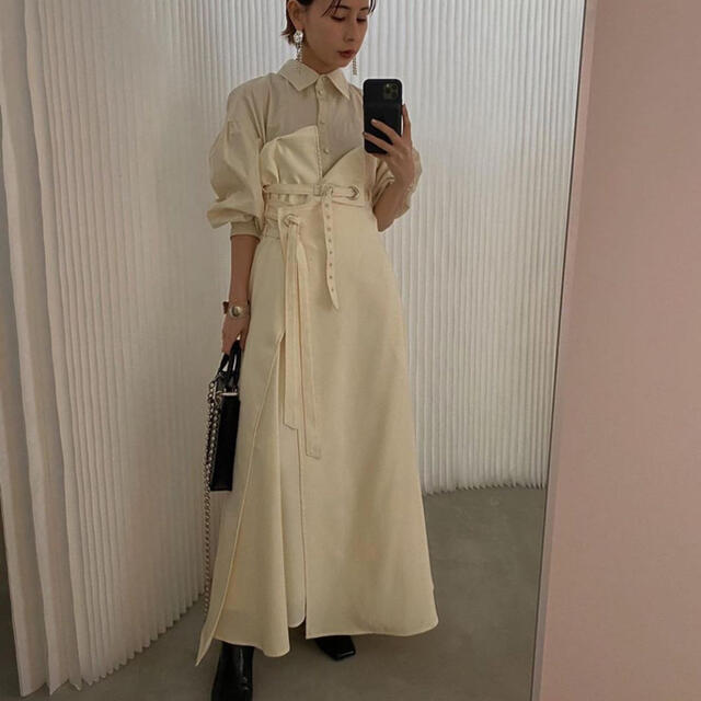 Ameri  VINTAGE  MILLEFEUILLE SHIRT DRESS