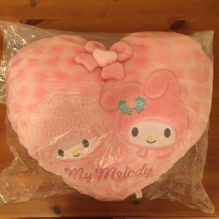 💗最終値下げ💗MY MELODY💗ハート型ふかふかクッション💗(クッション)