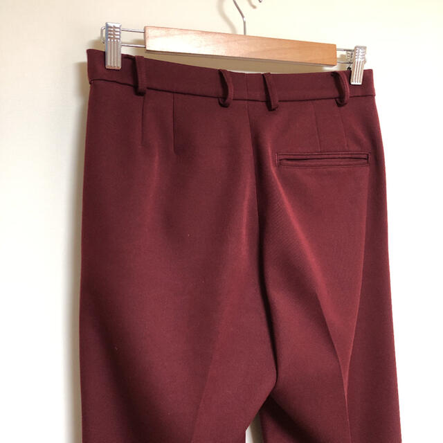 flare pants boots cut Burgundy red メンズのパンツ(スラックス)の商品写真