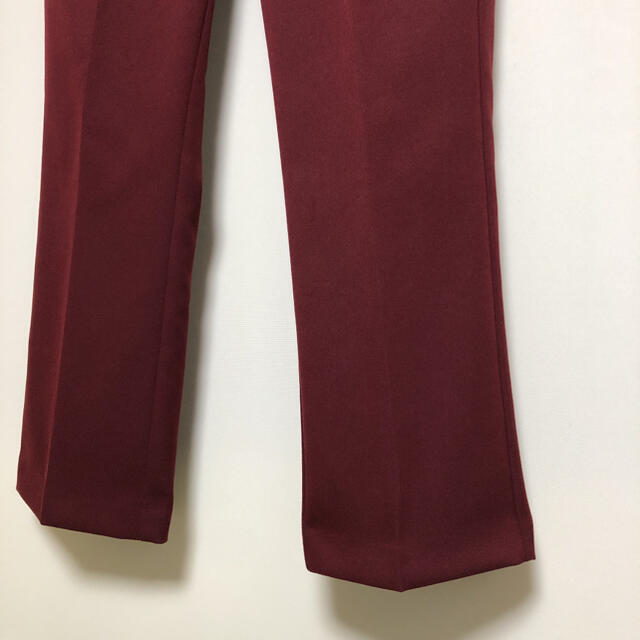 flare pants boots cut Burgundy red メンズのパンツ(スラックス)の商品写真
