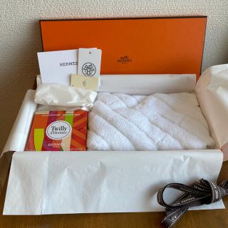 エルメス(Hermes)のエルメス　石鹸とタオルのギフトボックス(タオル/バス用品)