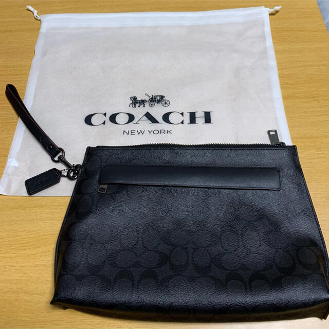 COACH(コーチ)のコーチ　クラッチバック　布袋付き メンズのバッグ(セカンドバッグ/クラッチバッグ)の商品写真