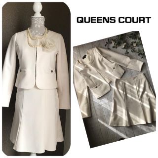 クイーンズコート(QUEENS COURT)の専用　美品♡クイーンズコート　スーツ上下セット♡(スーツ)