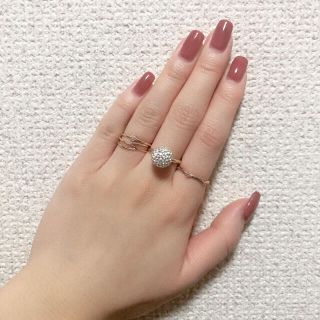 スワロフスキー(SWAROVSKI)の専用　ミラーボールリング　スワロフスキー(リング(指輪))