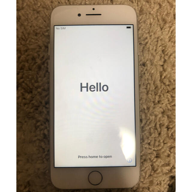 iPhone7 シルバー 32GB au版 simフリー済 利用制限○スマートフォン/携帯電話